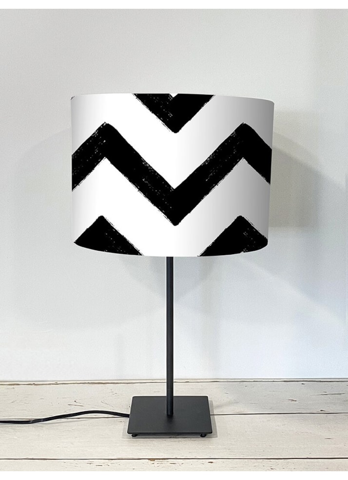 Chevron Black Lampshade