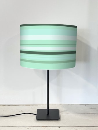 Coastal Stripe Ocean Lampshade