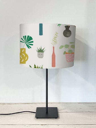 Houseplants Natural Lampshade