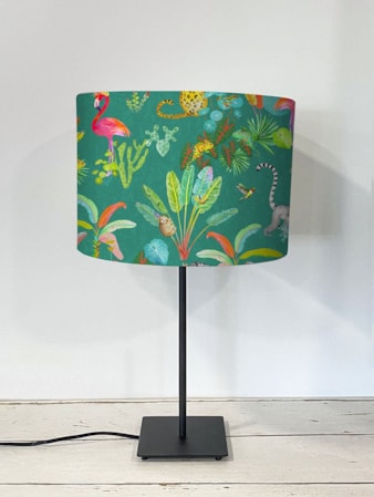 Jungle Jamboree Aqua Lampshade