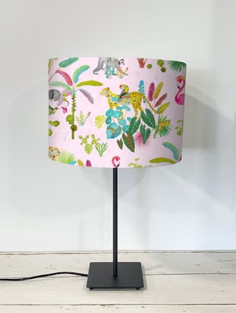 Jungle Jamboree Blush Lampshade