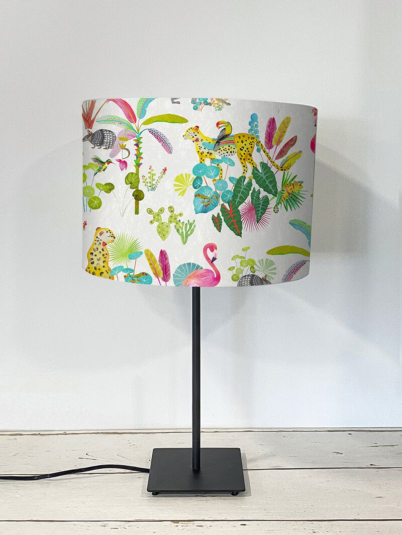 Jungle Jamboree Natural Lampshade