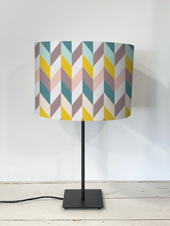 Mid Century Chevrons Lampshade