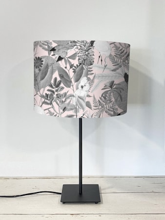 Oriental Aviary Blush Lampshade