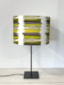 Painterly Stripe Chartreuse Lampshade