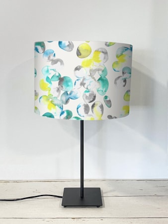 Pebbles Aqua Lampshade