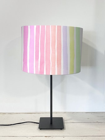 Rainbow Stripe Lampshade