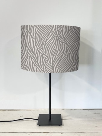 Ripple Pale Grey Lampshade