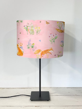 Spring Woodland Blush Lampshade