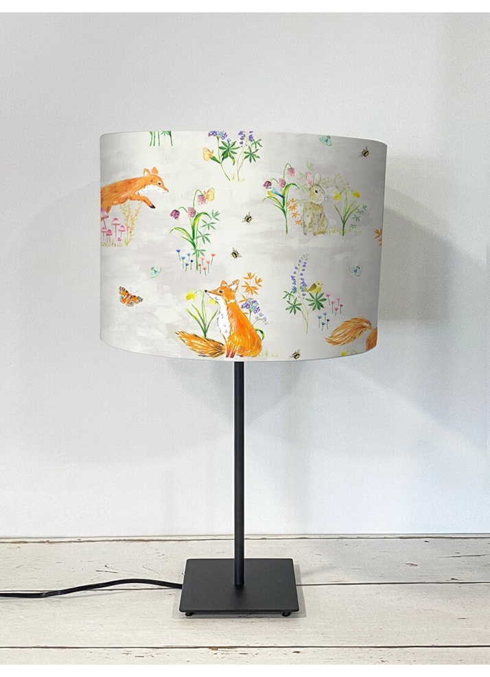 Spring Woodland Natural Lampshade