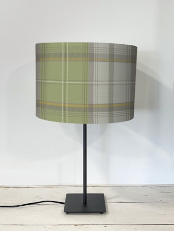 Tartan Sage Green Lampshade