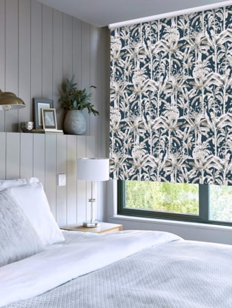 Ecuador Marine Tropical Roller Blind by Boon & Blake