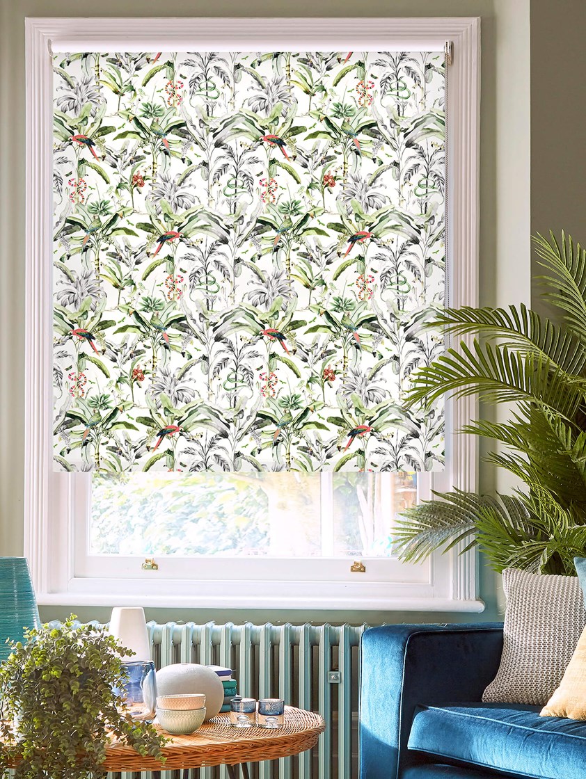 Ecuador Natural Tropical Roller Blind by Boon & Blake