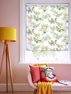 Honduras Natural Tropical Roller Blind by Boon & Blake