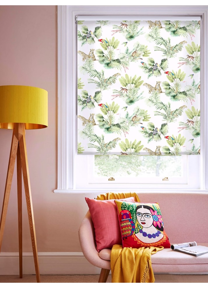 Honduras Natural Tropical Roller Blind by Boon & Blake