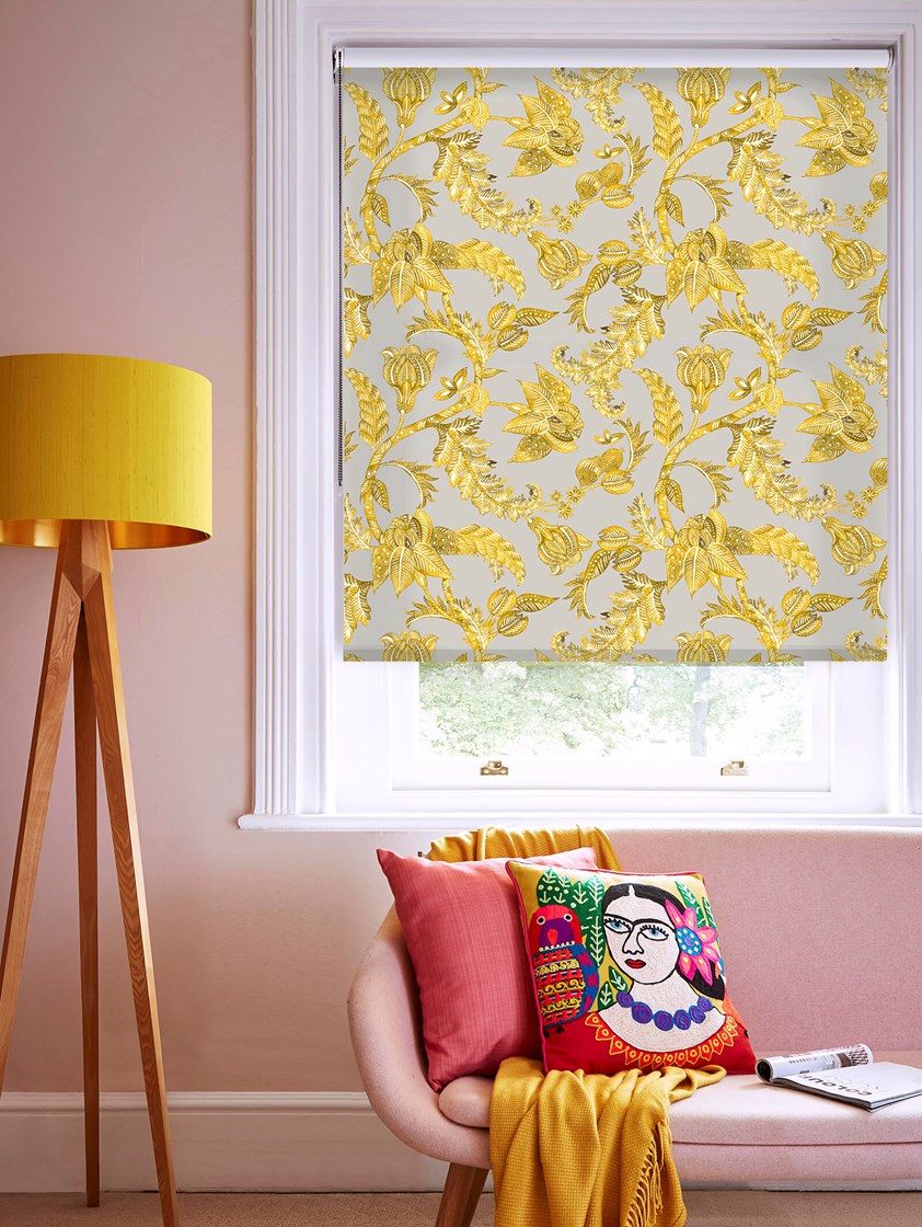 Java Mustard Roller Blind by Boon & Blake