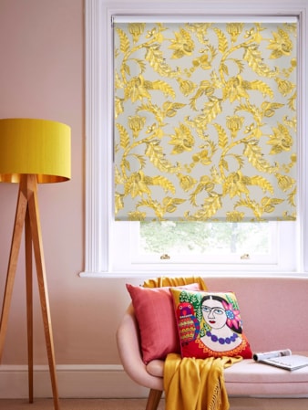 Java Mustard Roller Blind by Boon & Blake