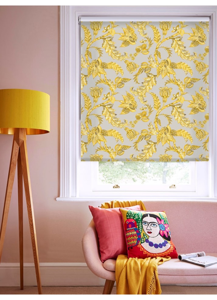 Java Mustard Roller Blind by Boon & Blake