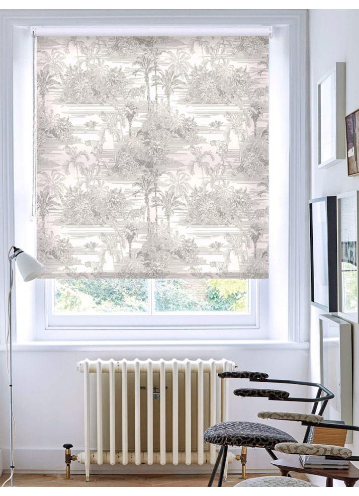 Tropical Toile Natural Roller Blind by Boon & Blake