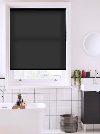 Deep Black Daylight Roller Blind