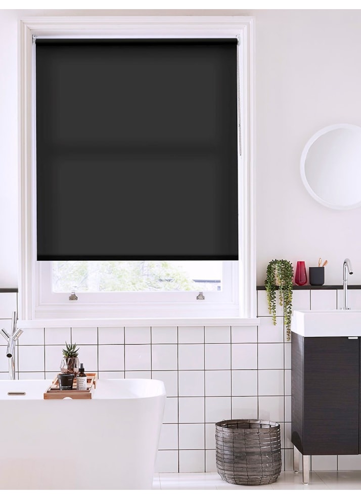 Deep Black Daylight Roller Blind