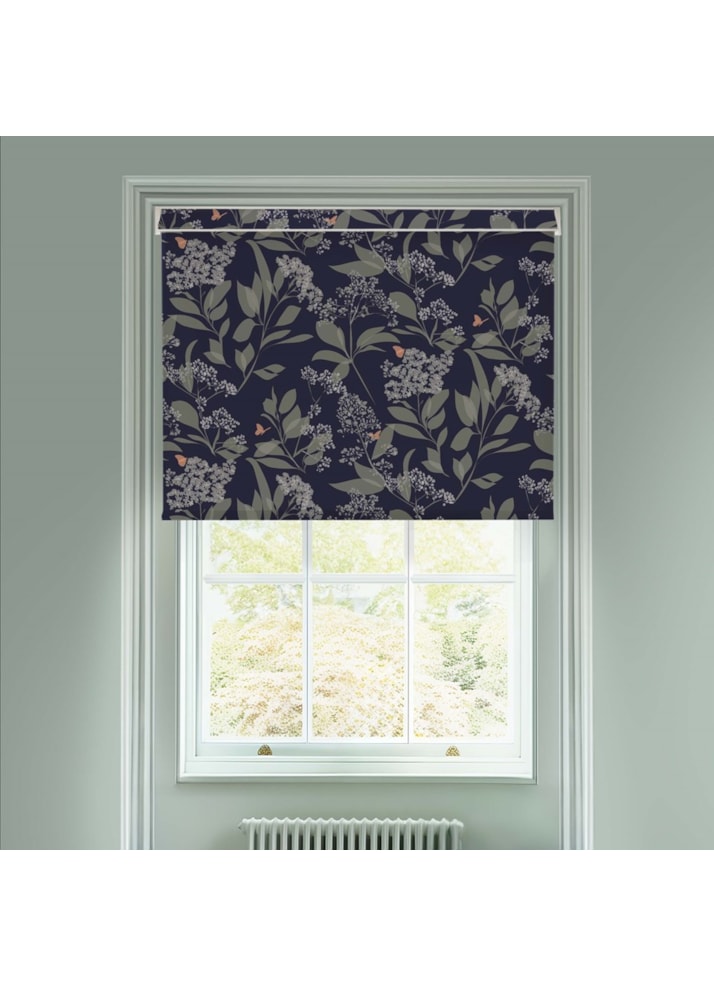 Buds and Butterflies Electric Roller Blind by Lorna Syson