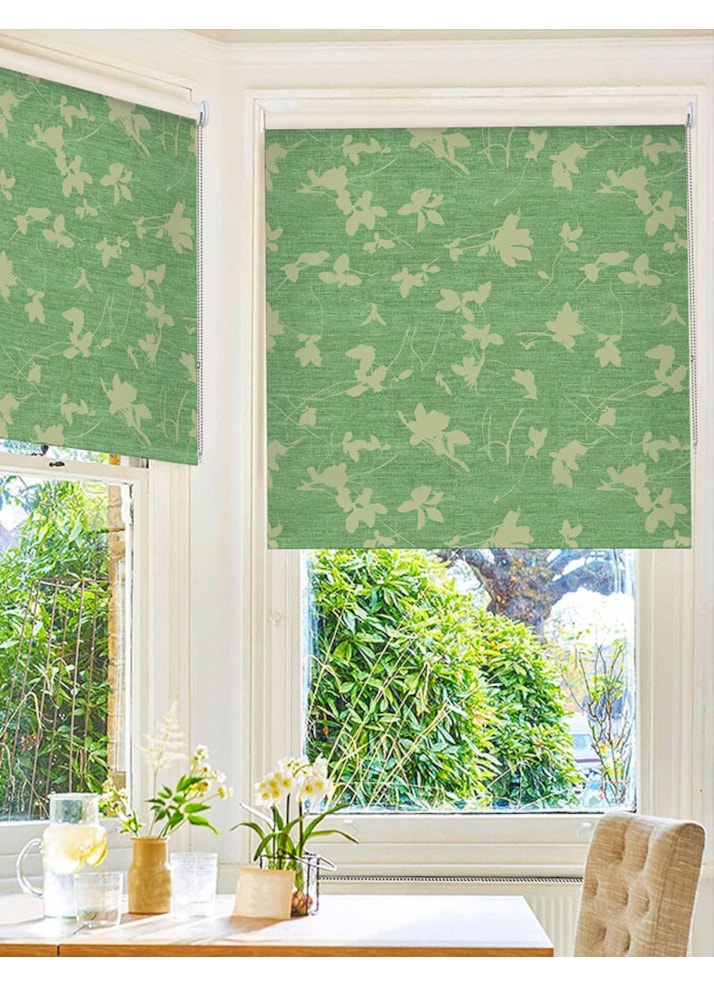 Arya Sage Floral Roller Blind