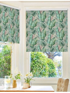 Botanica Moonlight Floral Roller Blind