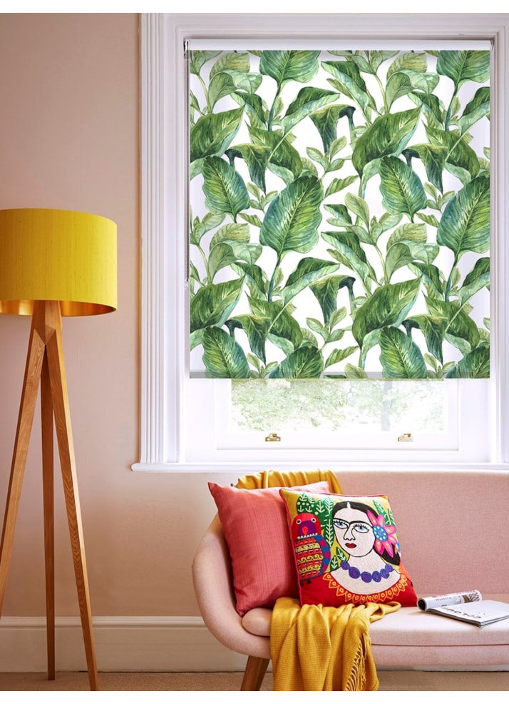 Jungle Leaves Day Floral Roller Blind