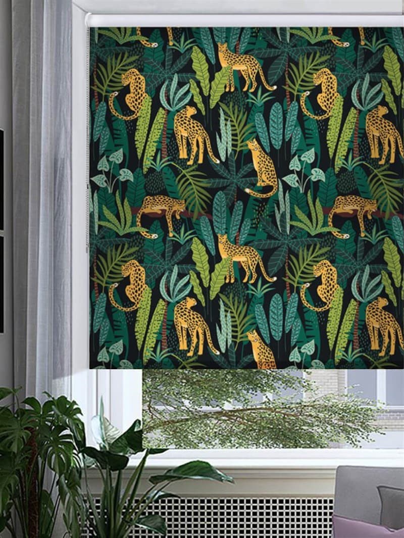 Junglist Floral Roller Blind