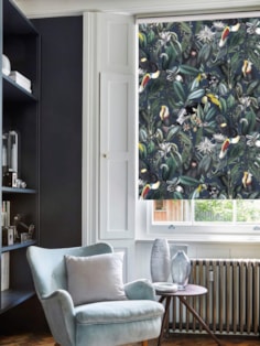 NeoTropical Marine Jungle Roller Blind