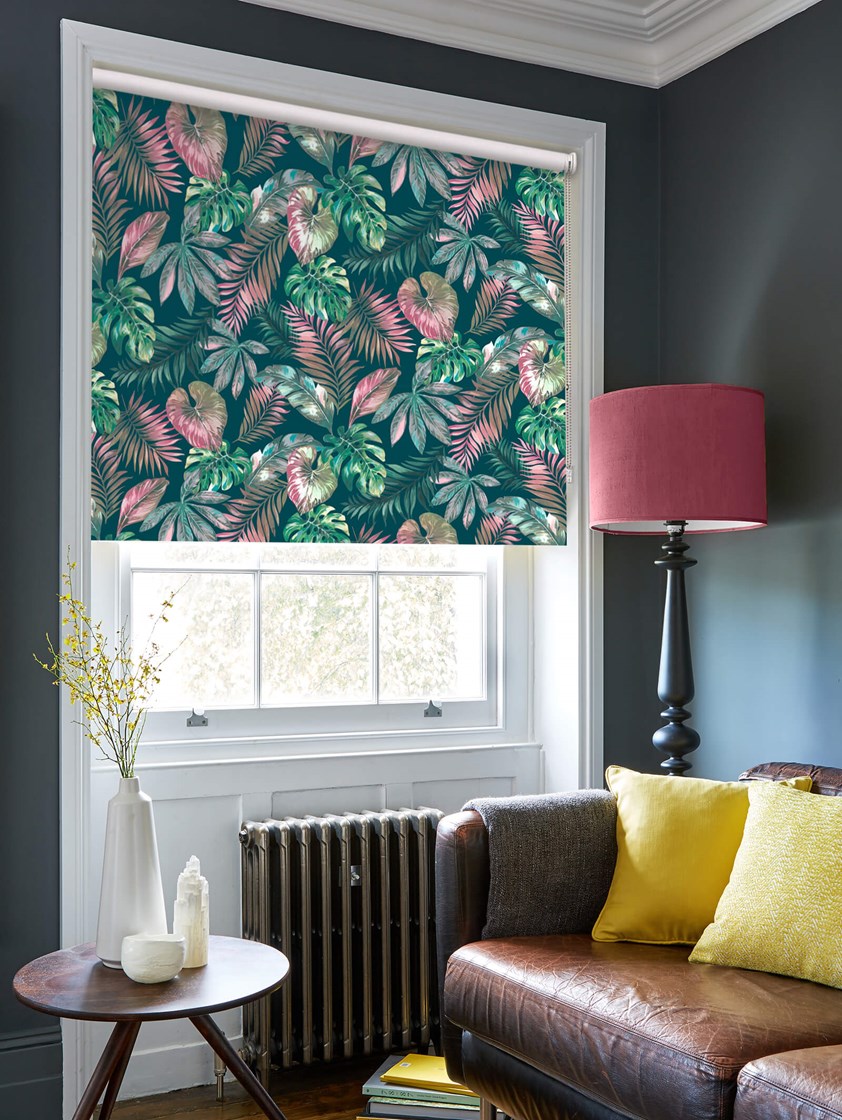 Sumatra Jewel Jungle Roller Blind