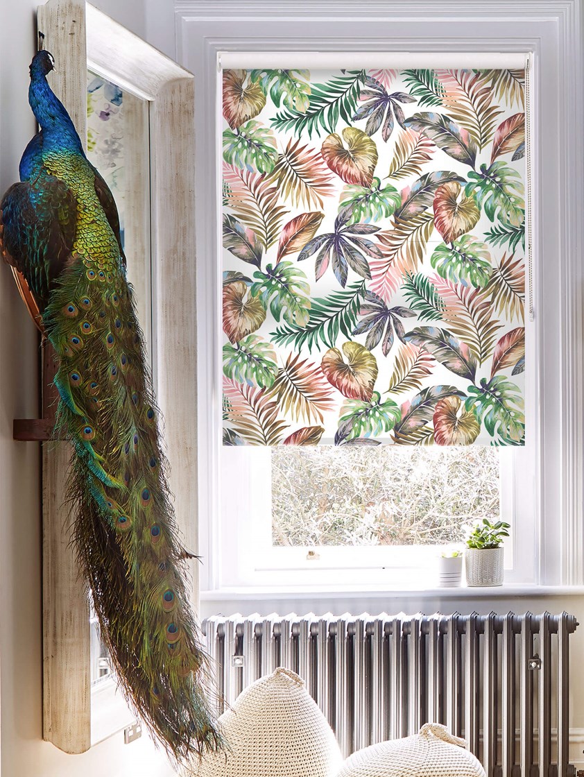 Sumatra Natural Jungle Roller Blind