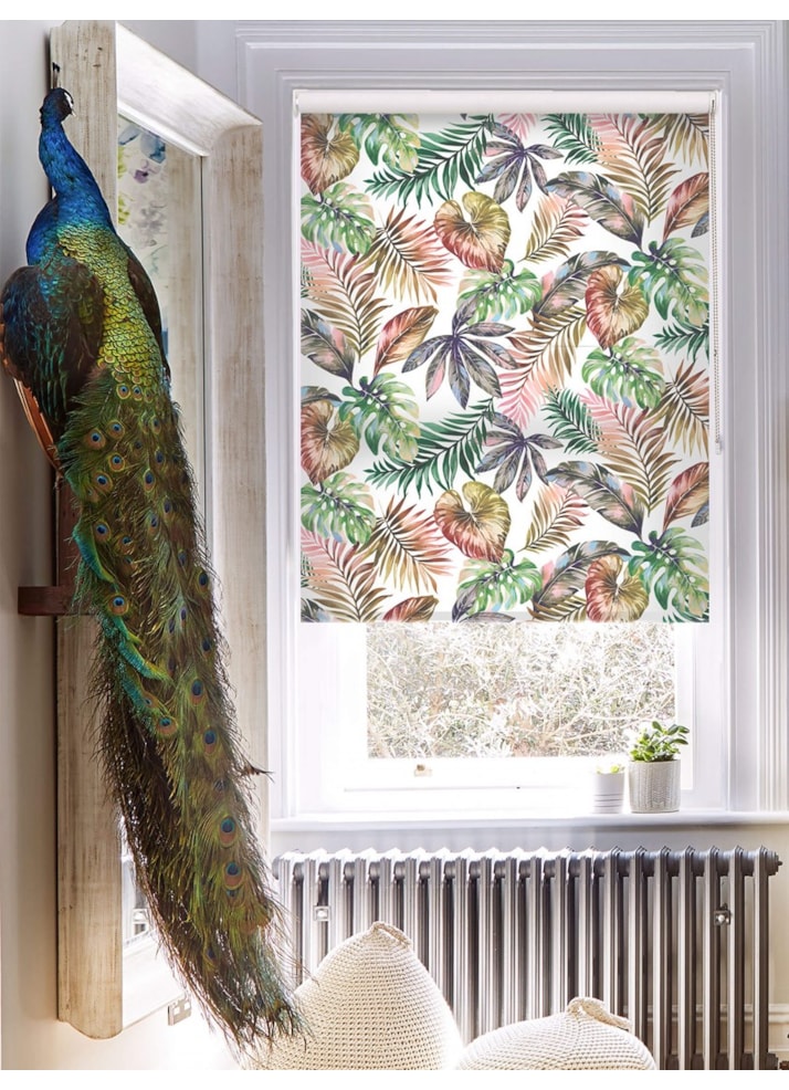 Sumatra Natural Jungle Roller Blind