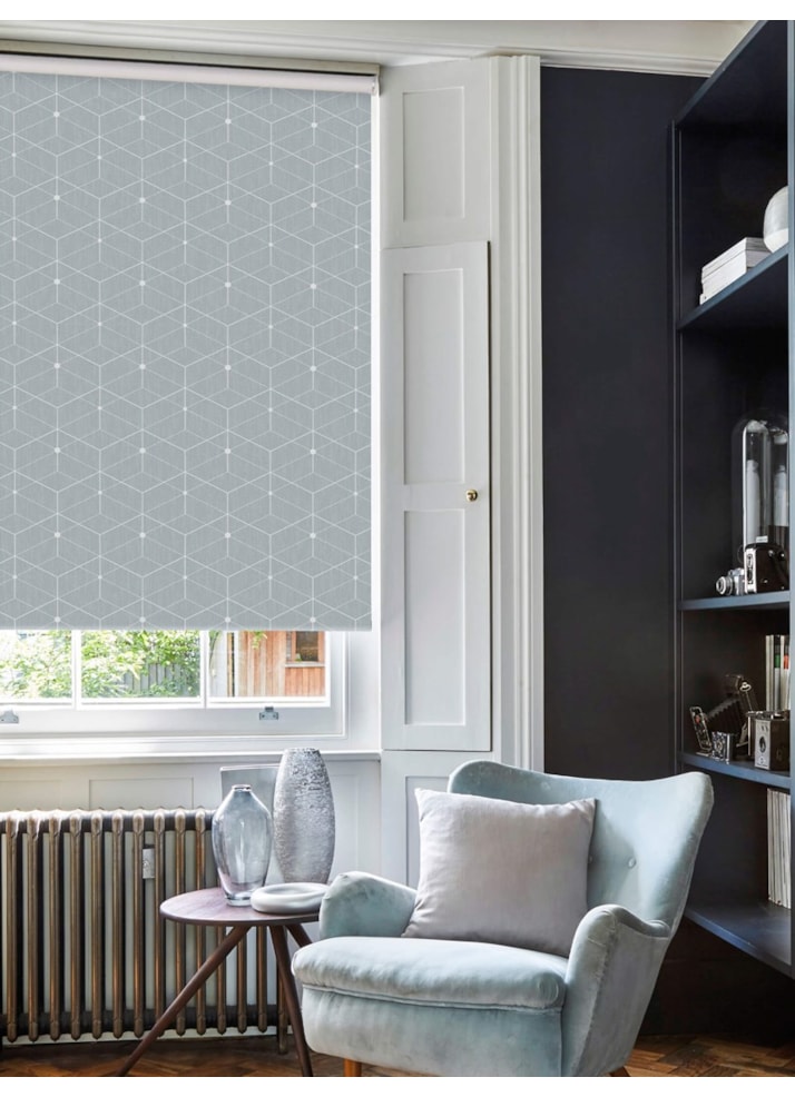 Illusion Pebble Geometric Roller Blind