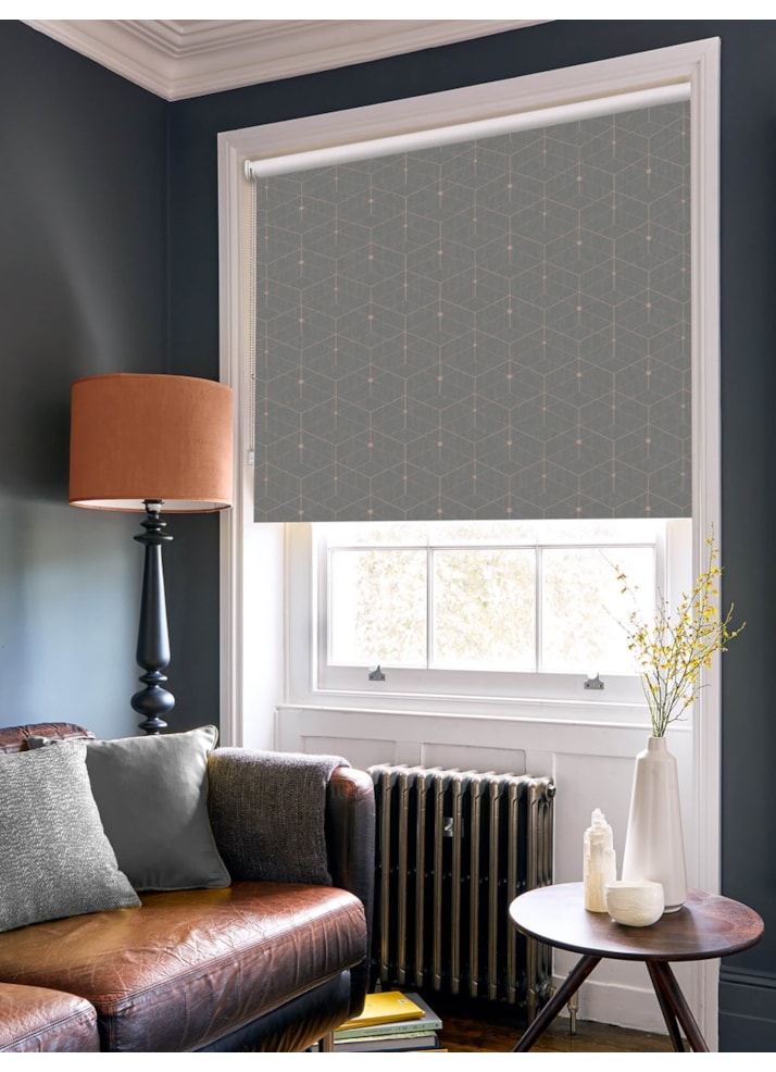 Illusion Stone Geometric Roller Blind