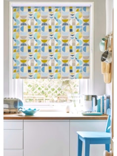 Segments Marine Geometric Roller Blind