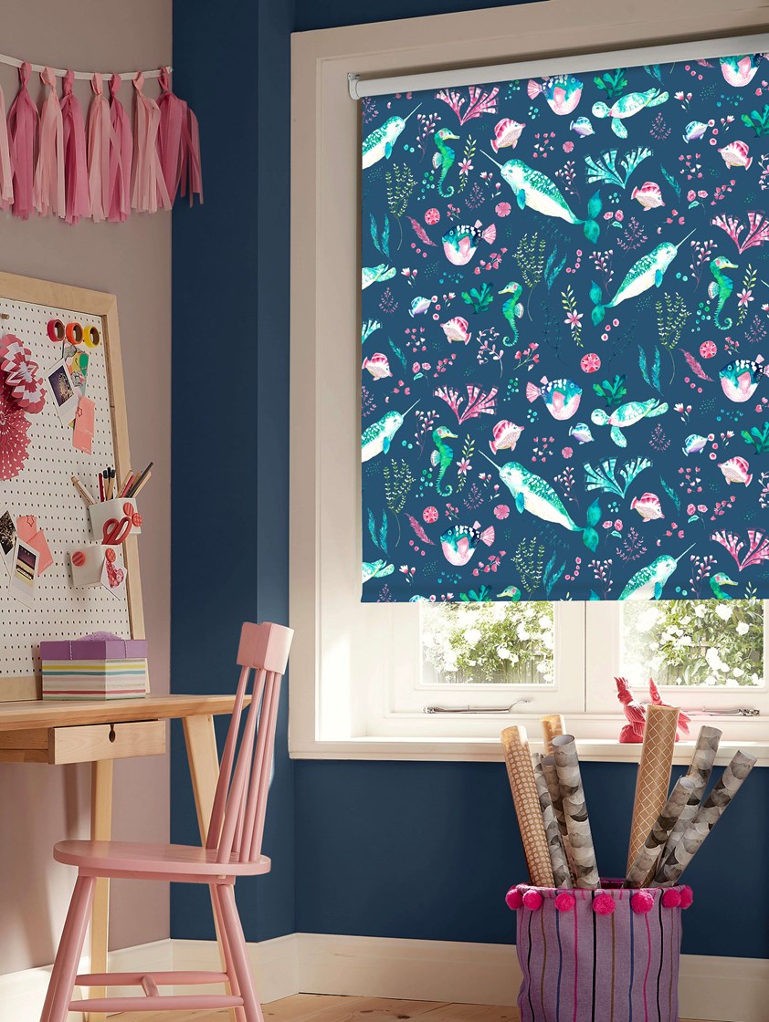 Enchanted Ocean Marine Childrens Roller Blind