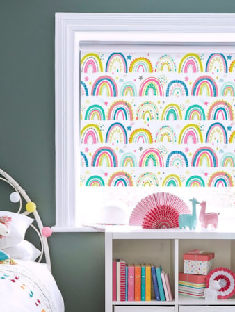 Over The Rainbow Multi Childrens Roller Blind