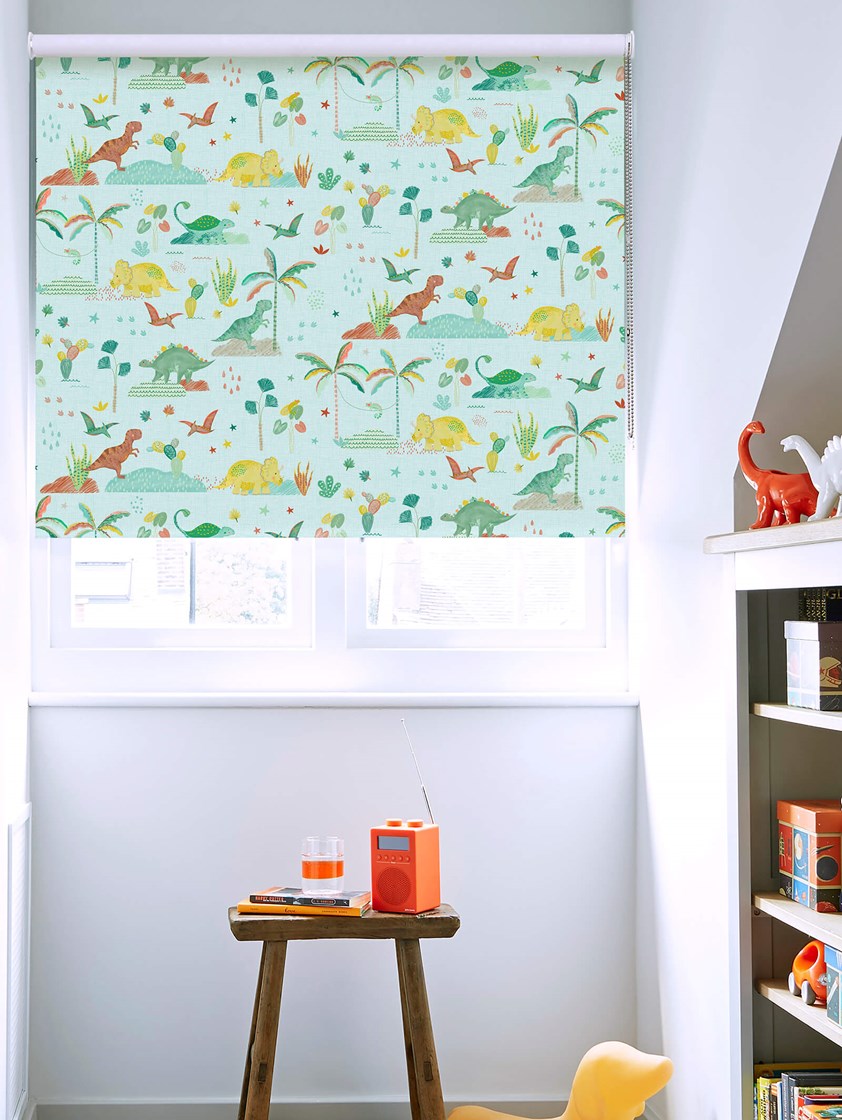 Rainforest Roar Sky Childrens Roller Blind