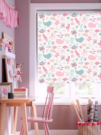 Under The Sea Candy Childrens Roller Blind