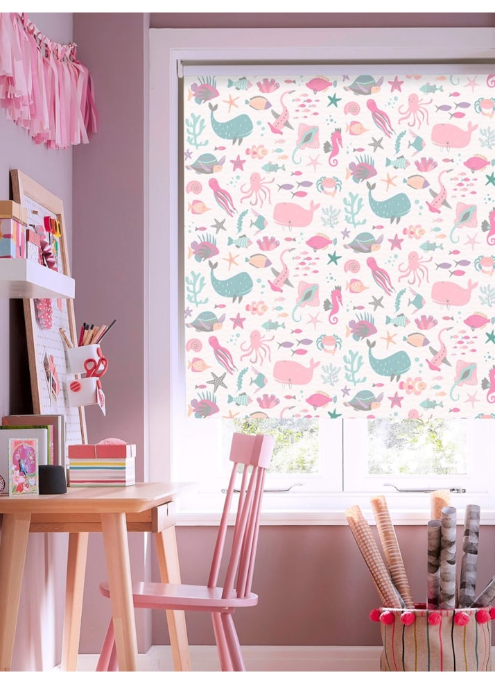 Under The Sea Candy Childrens Roller Blind