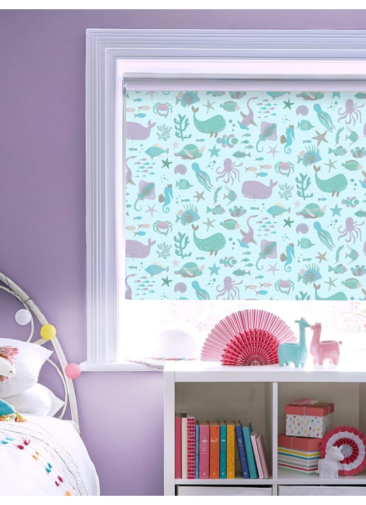 Under The Sea Sky Childrens Roller Blind