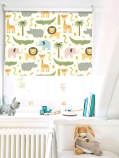 At The Zoo Blackout Roller Blind