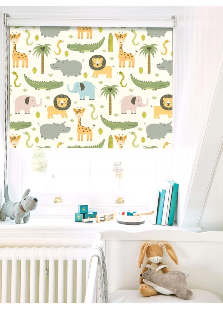 At The Zoo Blackout Roller Blind