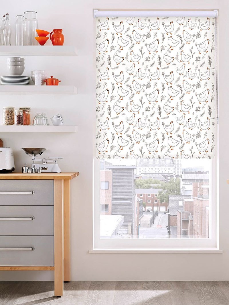 Spring Chicken Roller Blind