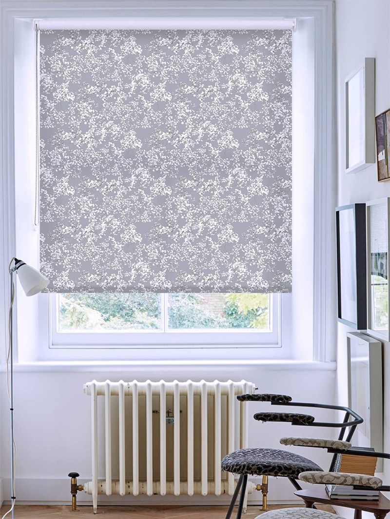 Arla Grey Roller Blind by Lorna Syson