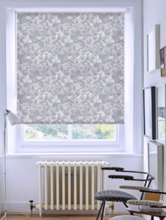 Arla Grey Roller Blind by Lorna Syson