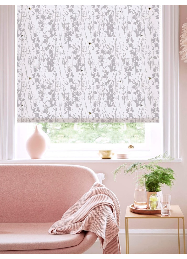 Broom and Bee Dusk Roller Blind by Lorna Syson