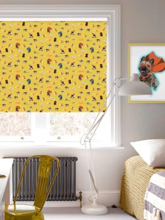 Superhero Pets Roller Blind by Lorna Syson